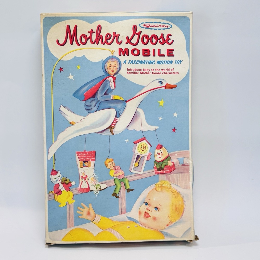 Vintage Sanitoy Mother Goose‎ Mobile Complete IOB